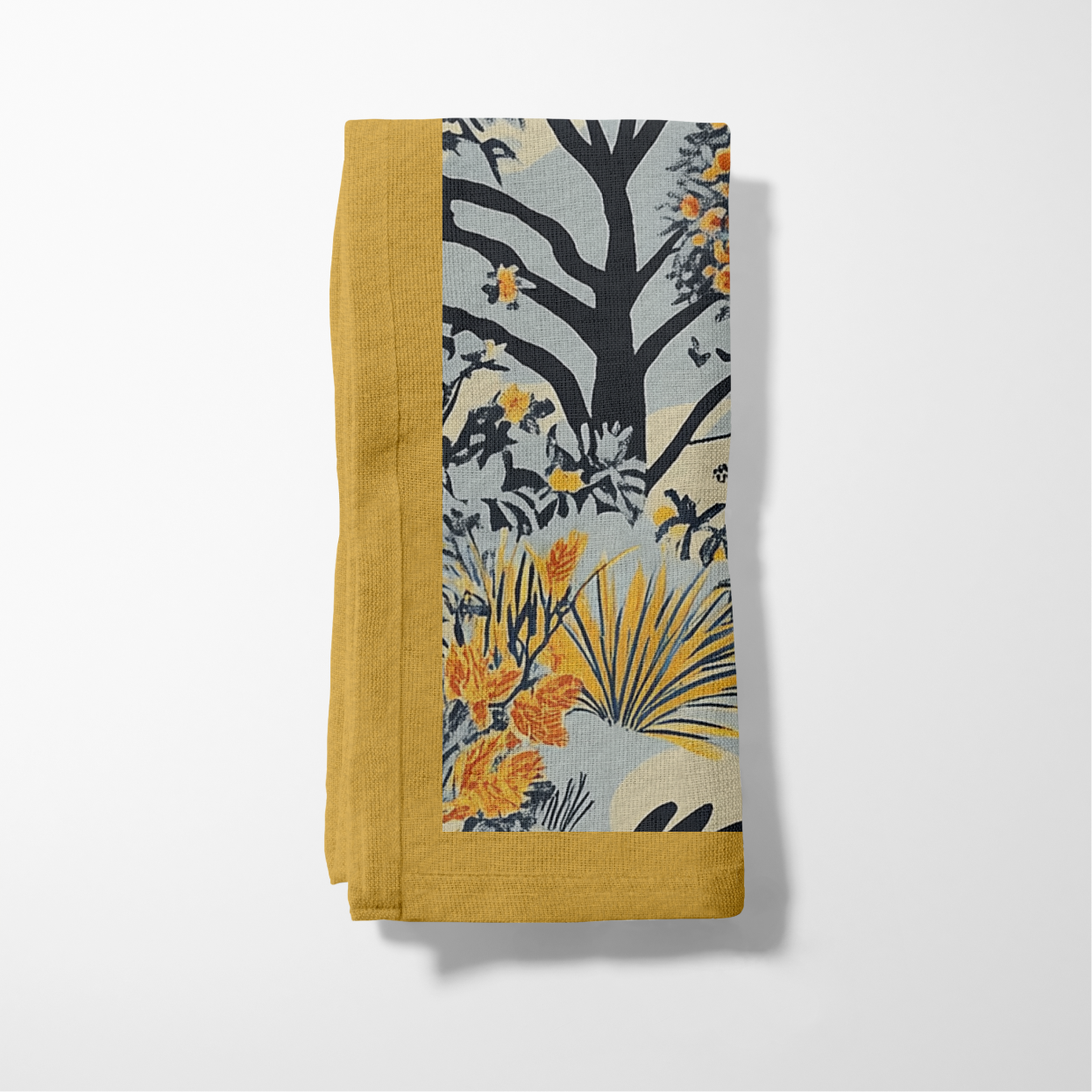 Serene Safari Napkin in Gilded Honey