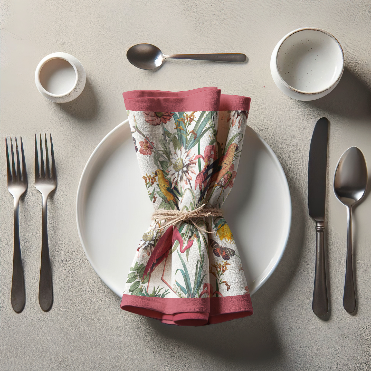 Napkin - Bali in White