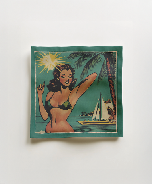 Hello Sunshine Cocktail Napkin in Islander