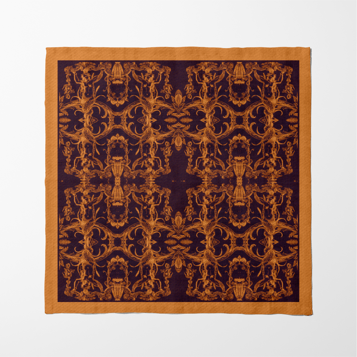 Seafolk Napkin in Burnt Ochre