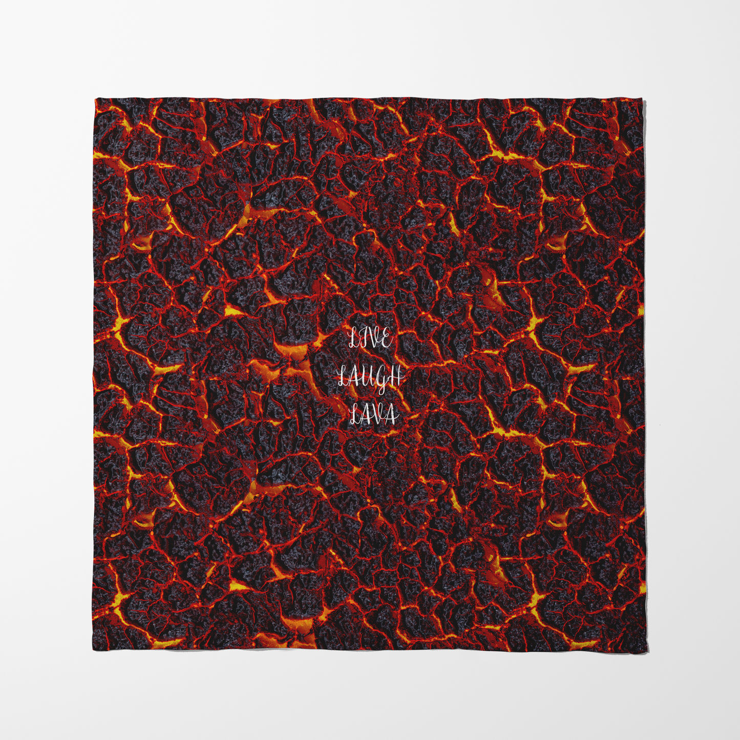 Live, Laugh, Lava Napkin