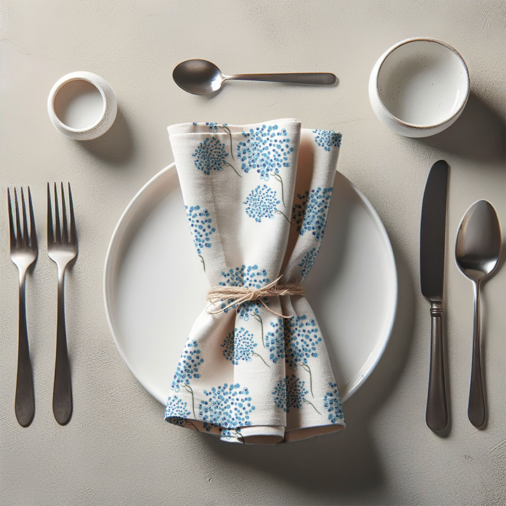 Clouds of Blooms Napkin