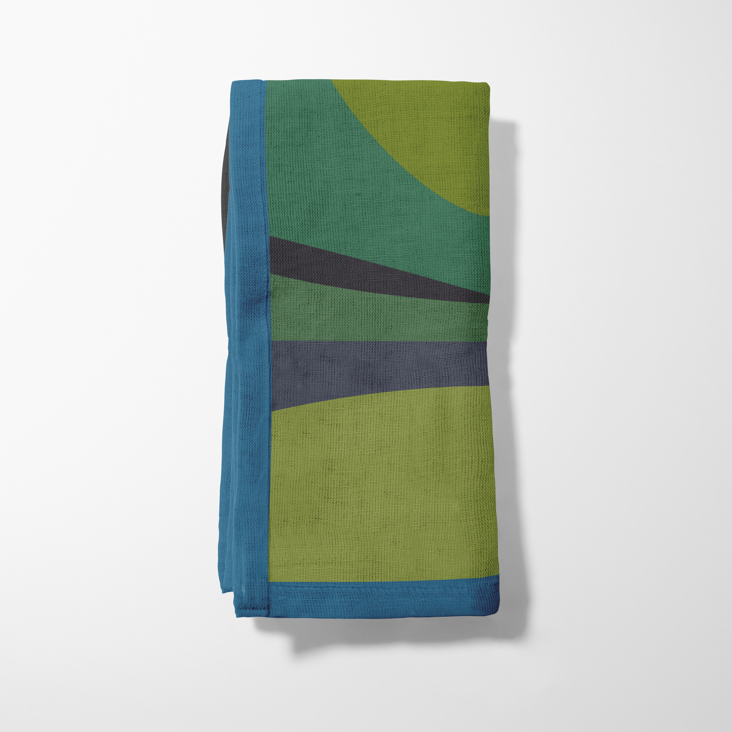 Big Shapes Napkin in Green
