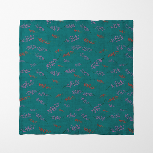 Lavender Haze Purple & Teal Napkin