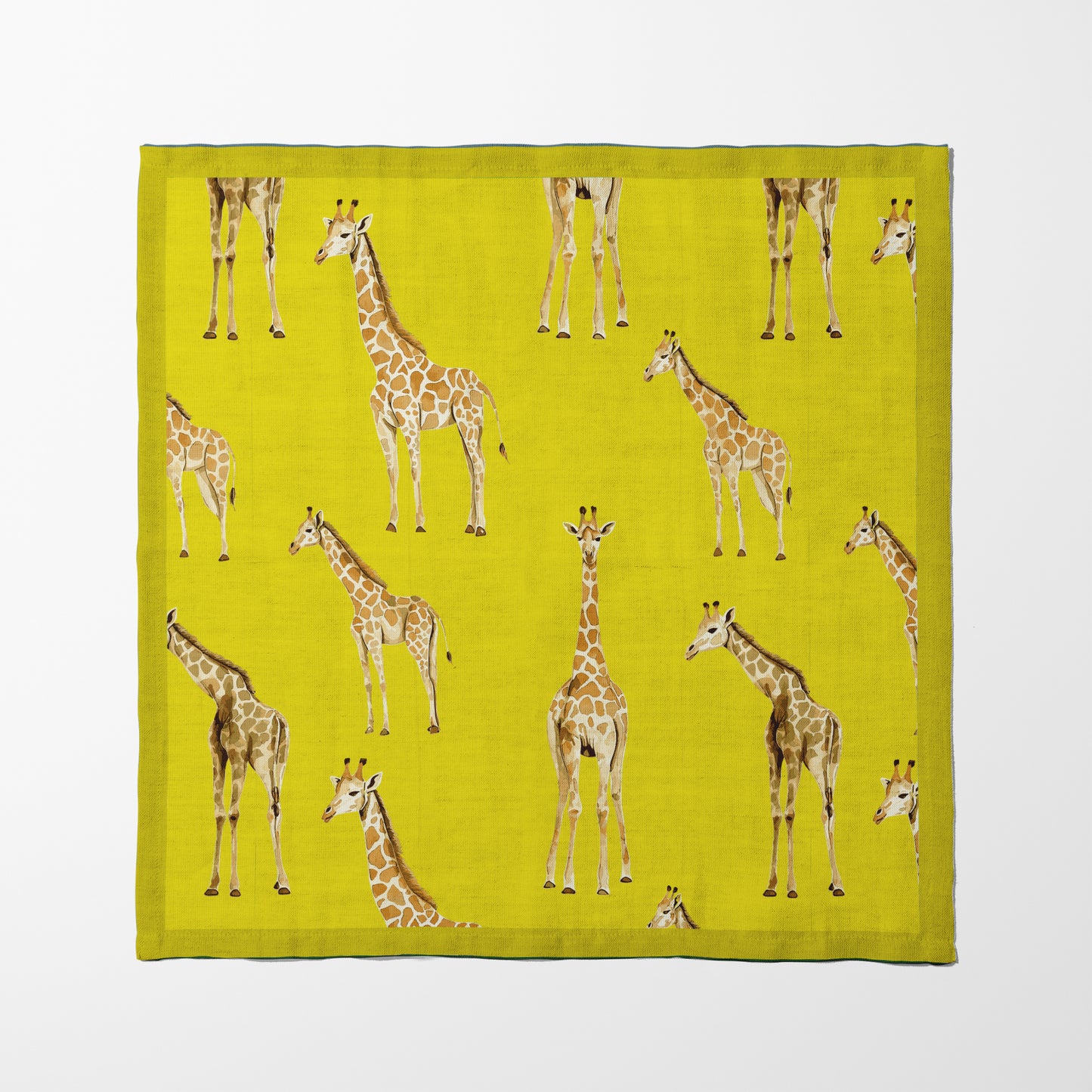 Napkin - Giraffes in yellow