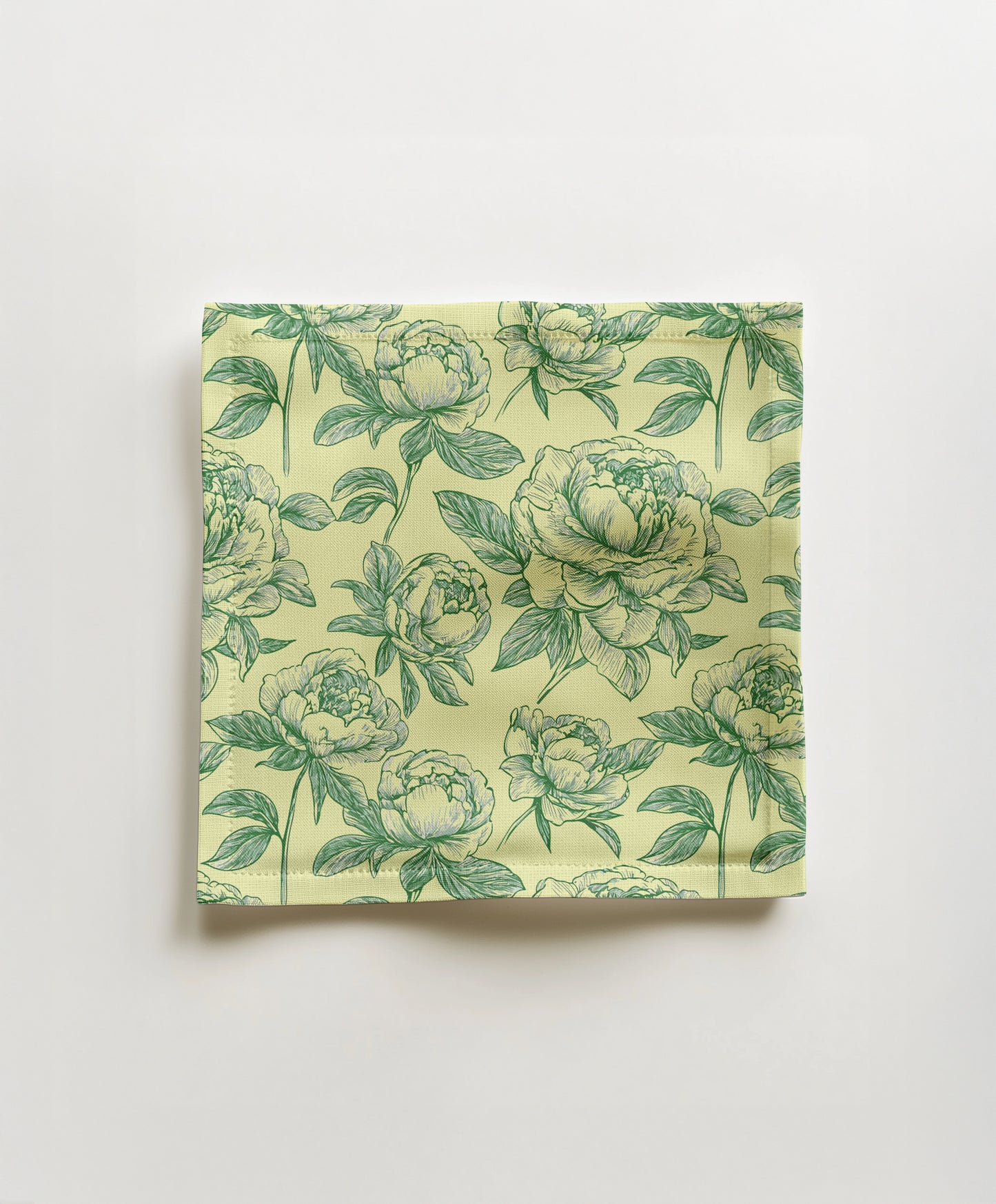 Chinoiserie in Yellow Cocktail Napkin