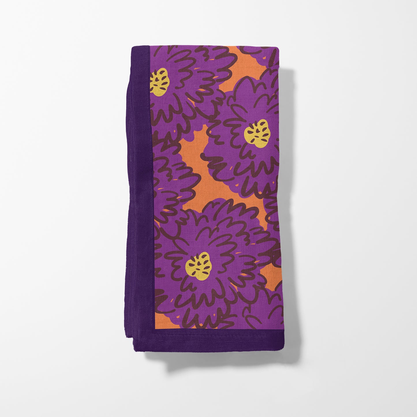 Flower Power - Vivid Purple and Orange