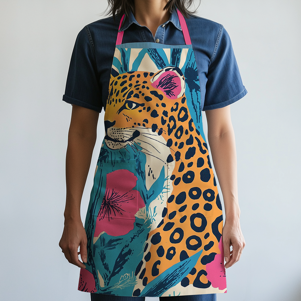 Jungle Leopard Apron