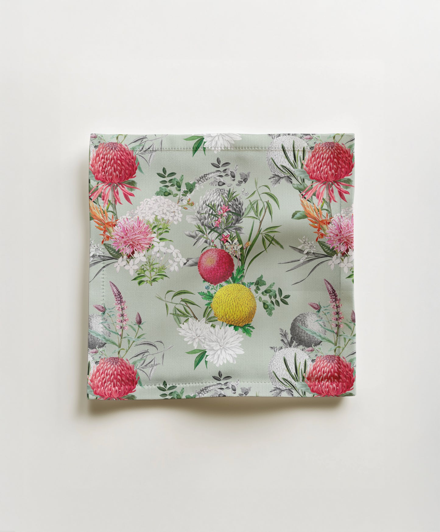 Cocktail Napkin - Verano in sage