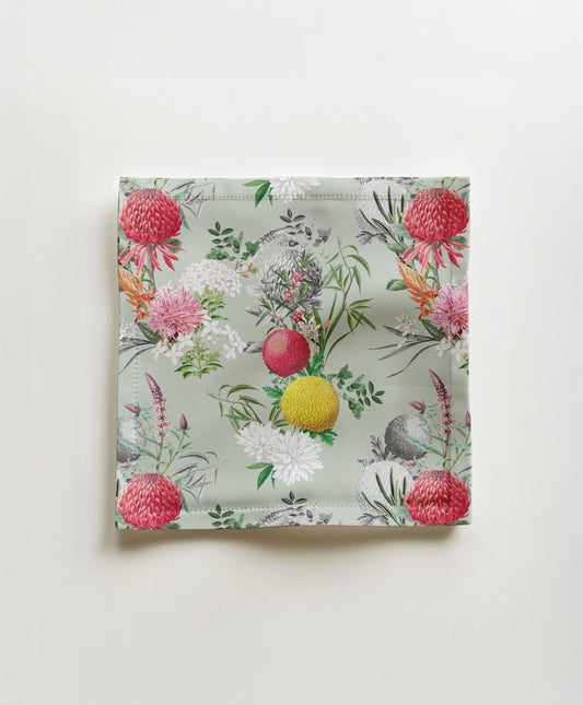 Cocktail Napkin - Verano in sage