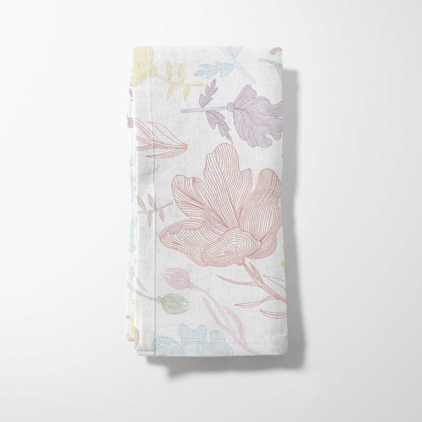 Summer Flowers Napkin in Multi Color