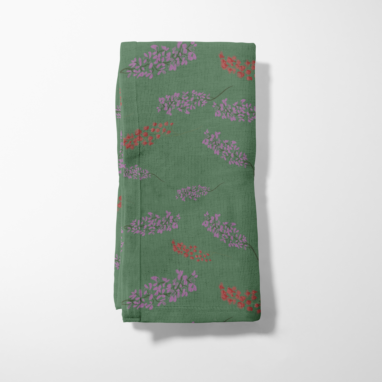 Lavender Haze in Green Napkin