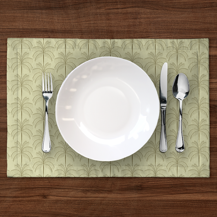 Palms Placemat in Green