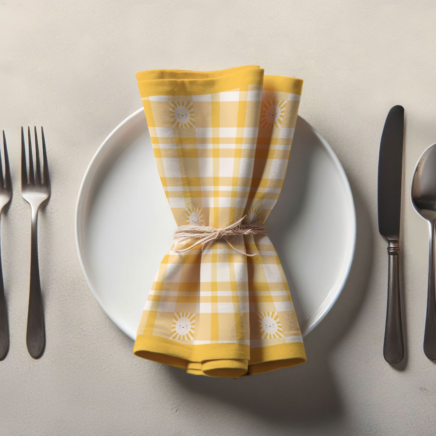 Sun Plaid - Organic Cotton Voile
