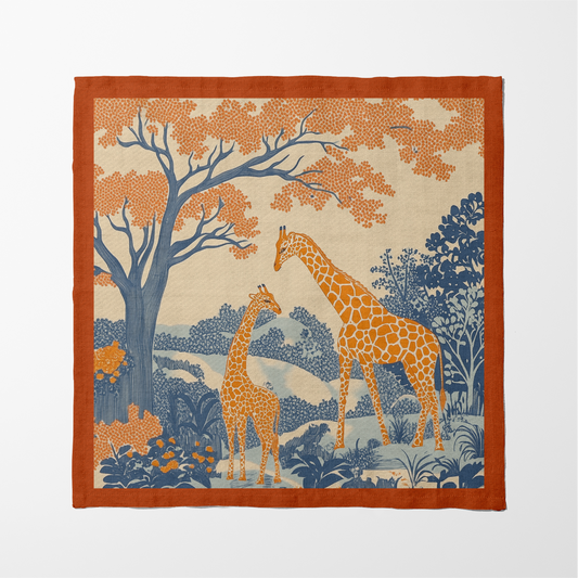 Amber Savanna Napkin in Rust