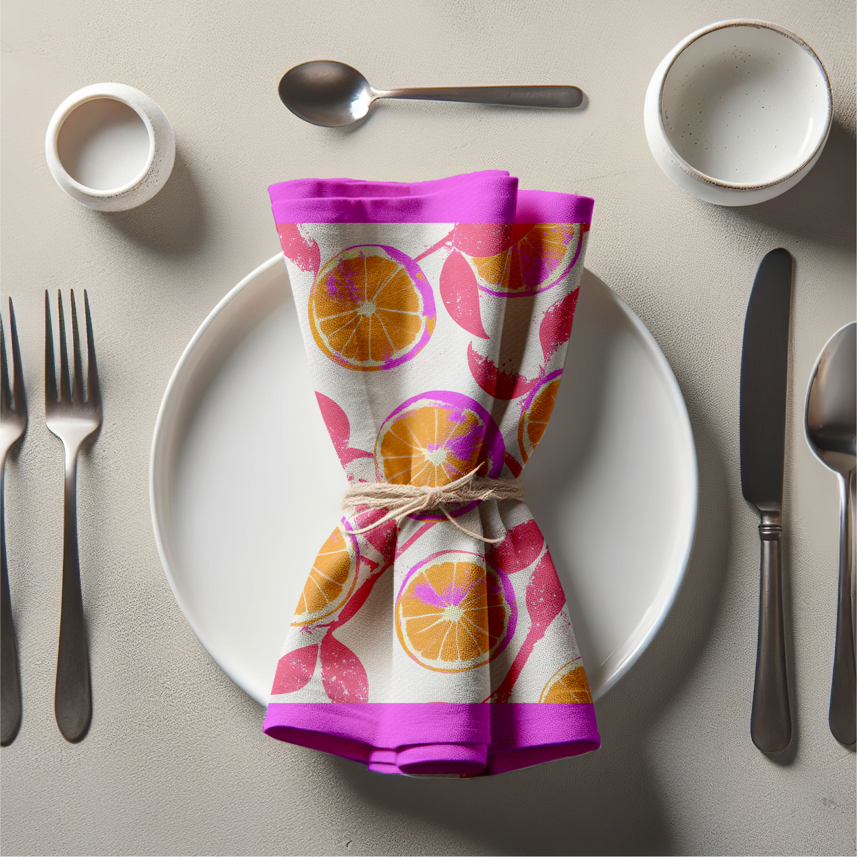 Grapefruit Grove Napkin in Pop