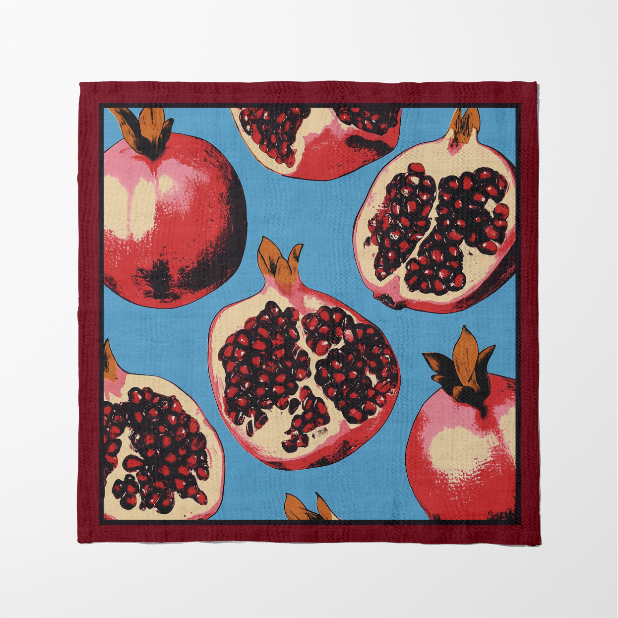 Royal Pomegranate Napkin in Divine