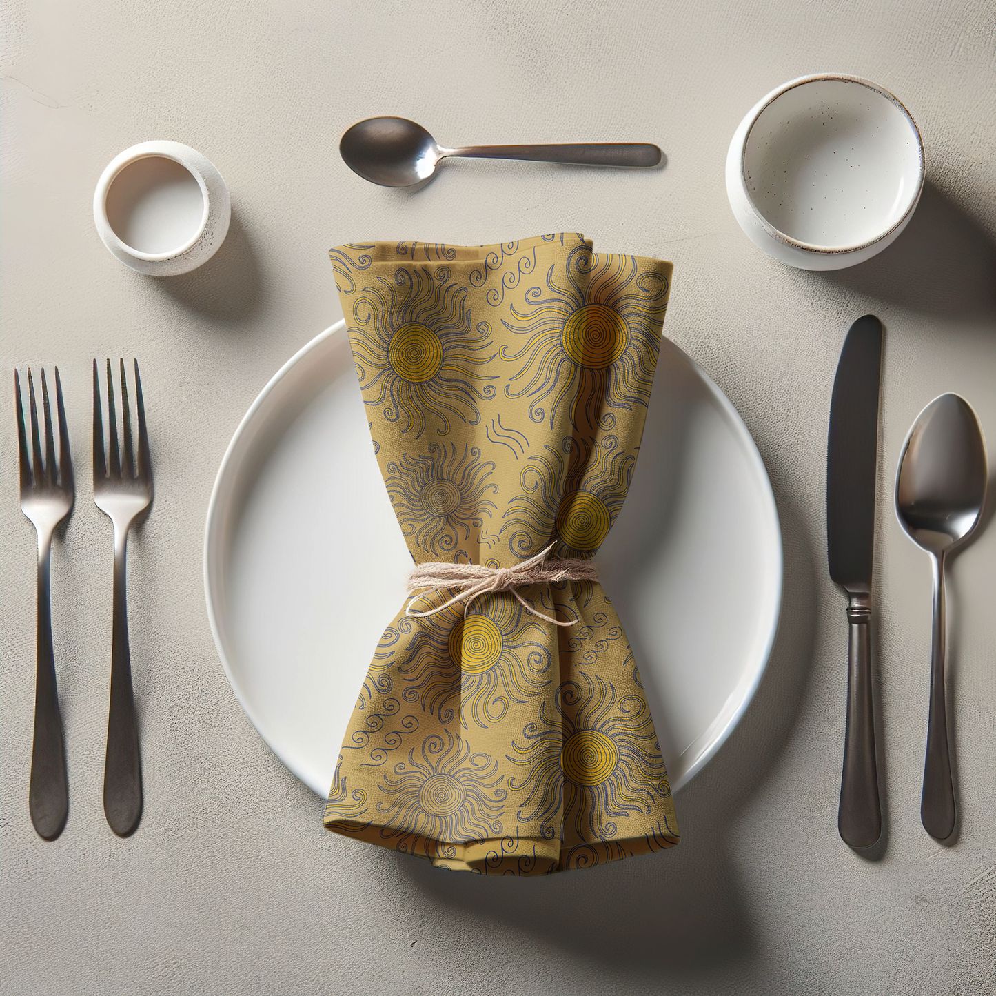 Sunny Summer Napkin in Golden Sun