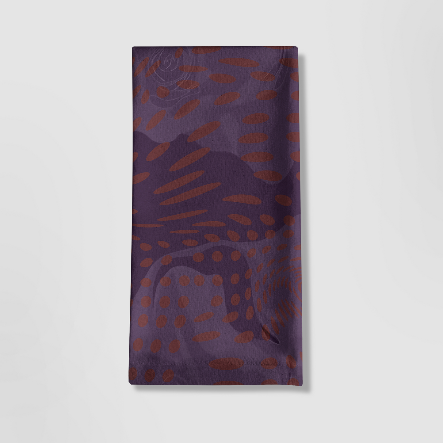 Purple Anthuriums Tea Towel