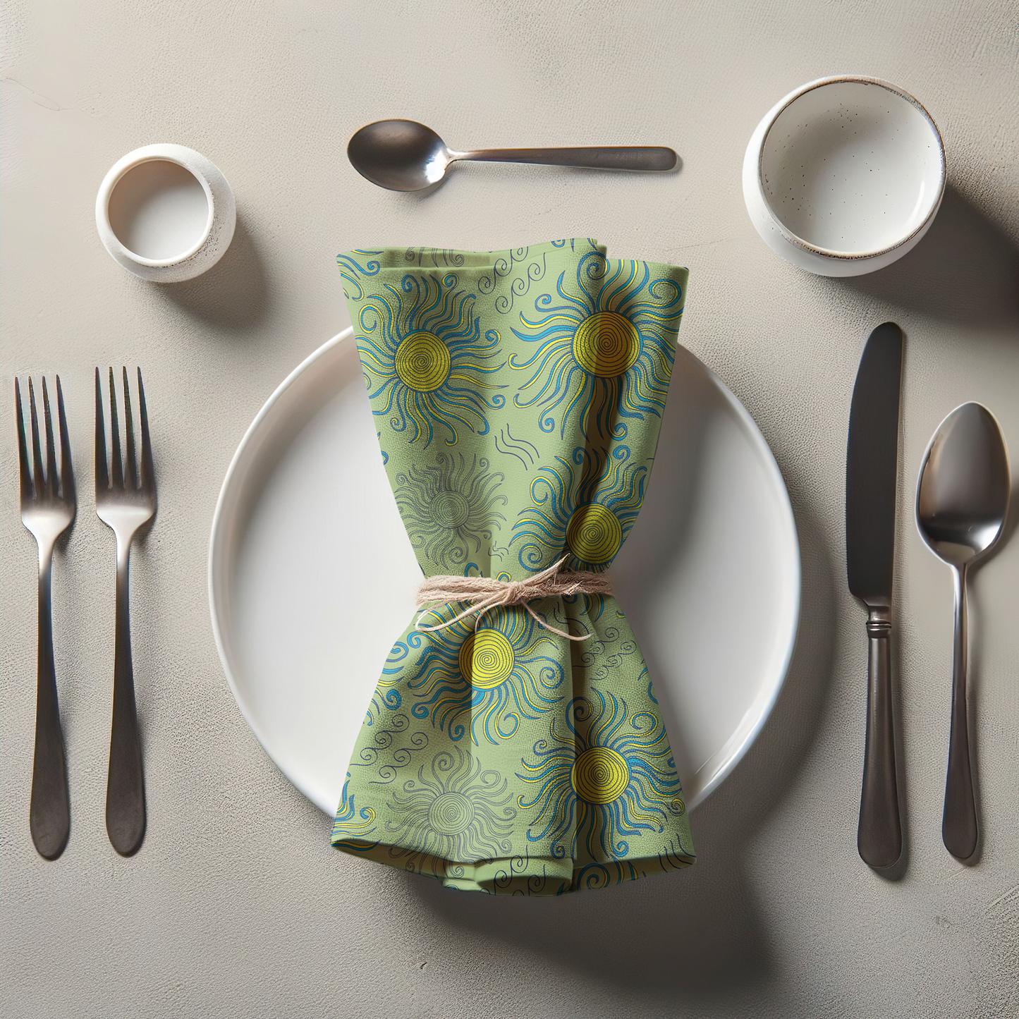 Sunny Summer Napkin in Green