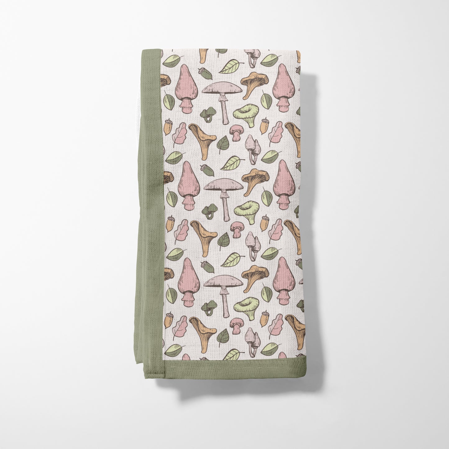 Pastel Mushrooms Napkin