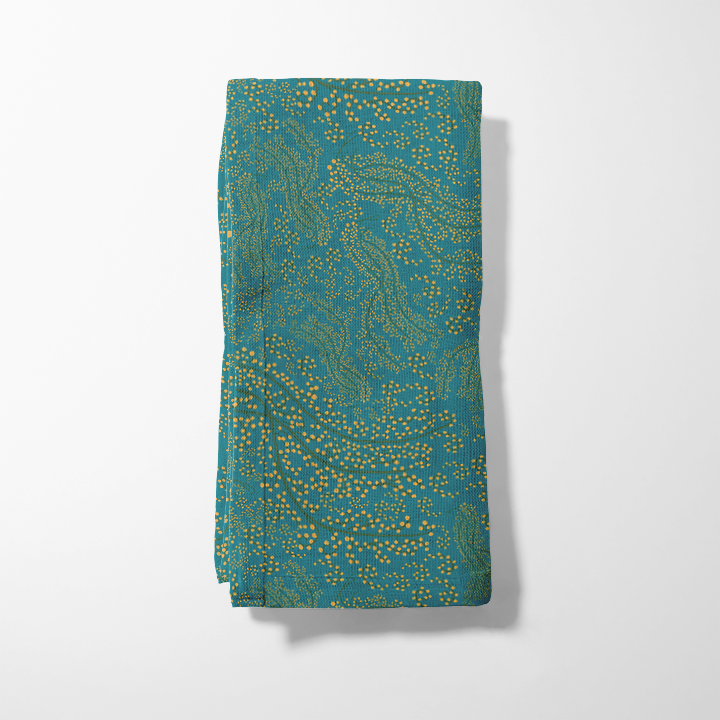 Palmiche Paradise in Blue Napkin