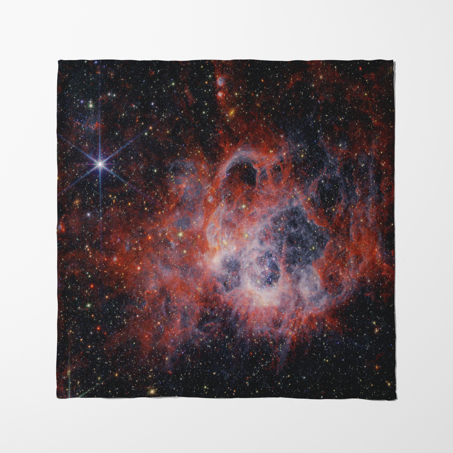 ONE Galaxy Napkin - Galactic Tendrils in Organic Cotton Voile