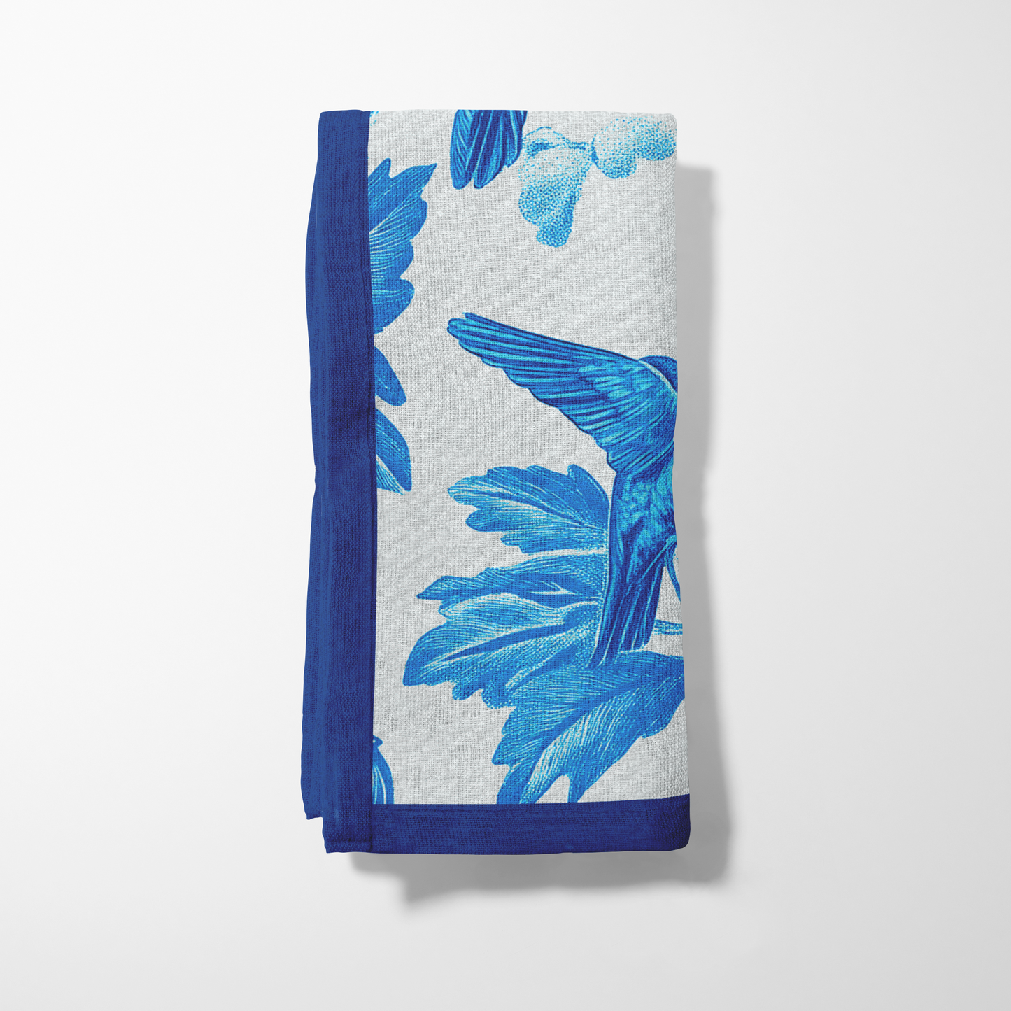 Poppy Bird Ballet Napkin in Jardin Bleu