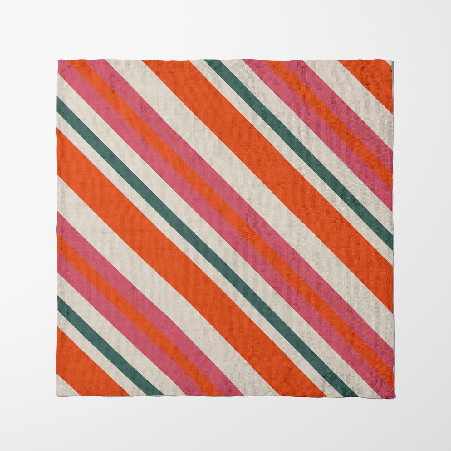 Stripe Parade Napkin in Pink