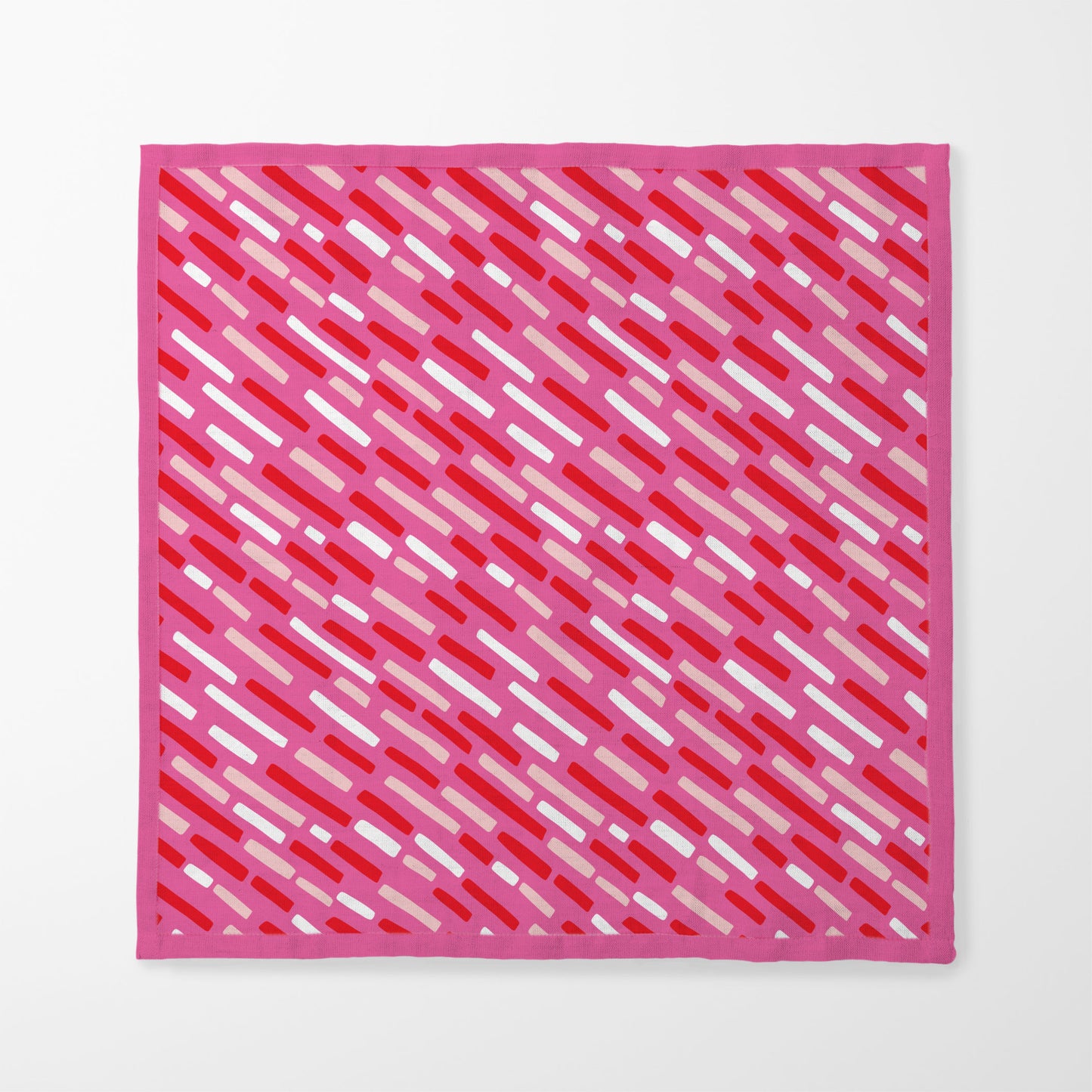 Bright Pink Sprinkles - Organic Cotton Voile