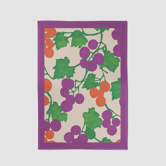 Grape Tea Towel