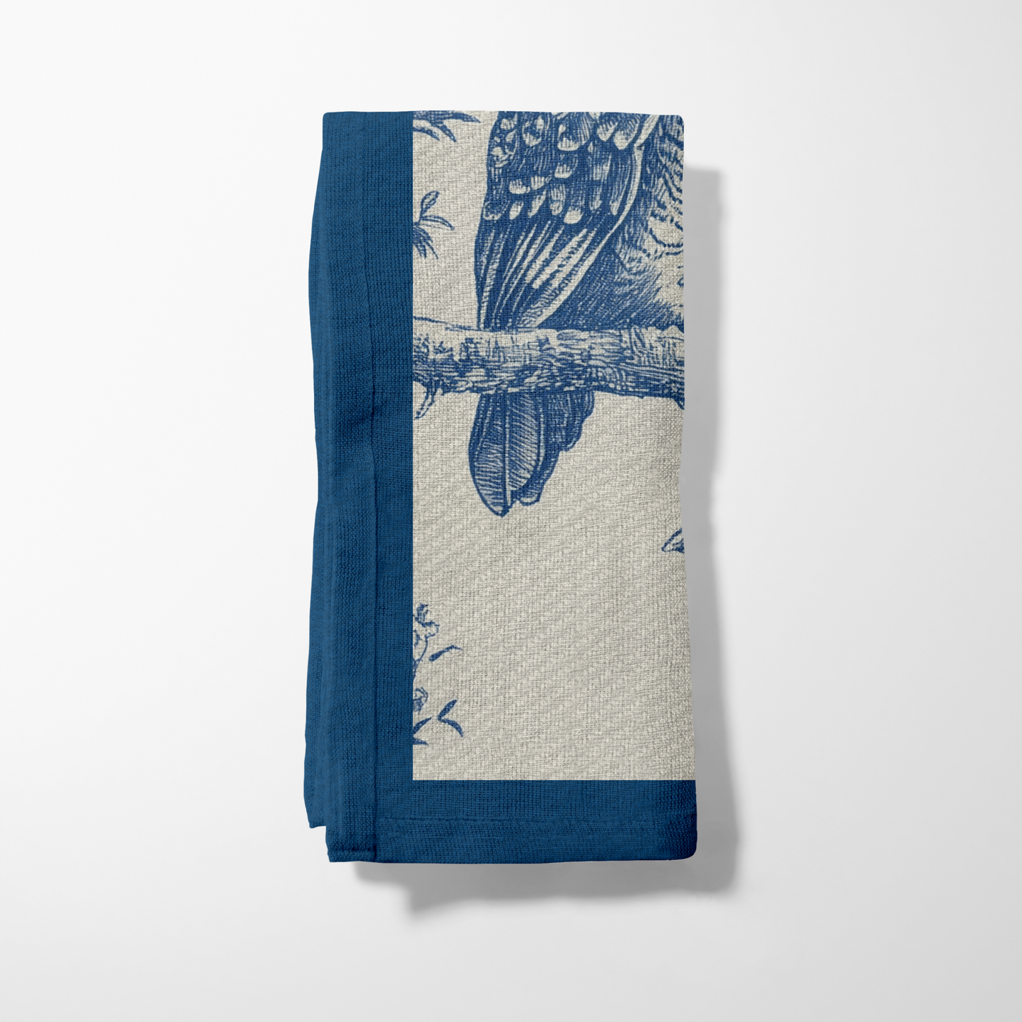 Enchanted Owl Napkin in Classic Navy