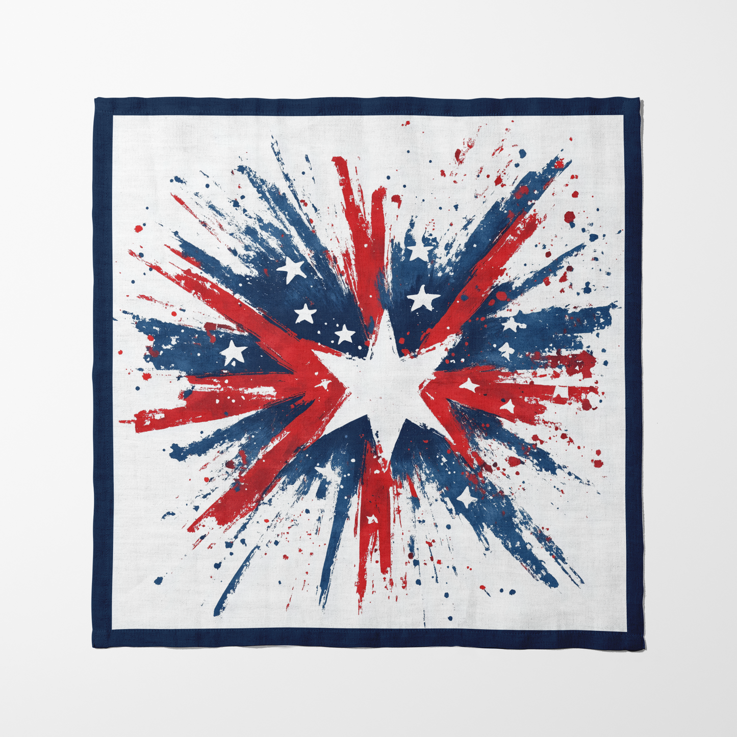 Stars and Fireworks Napkin