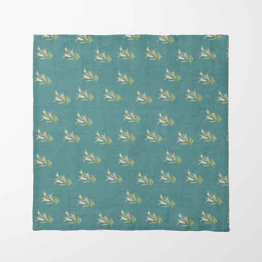 Echoes of Calla in Teal Napkin