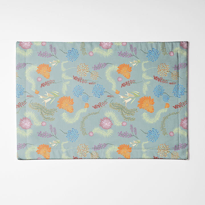Botanical Medley in Blue