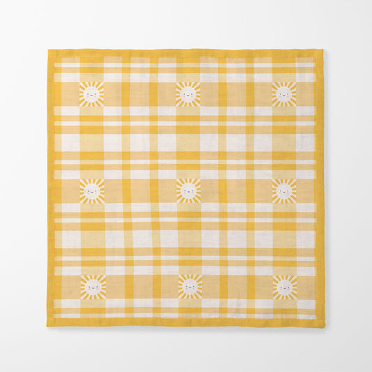 Sun Plaid - Organic Cotton Voile