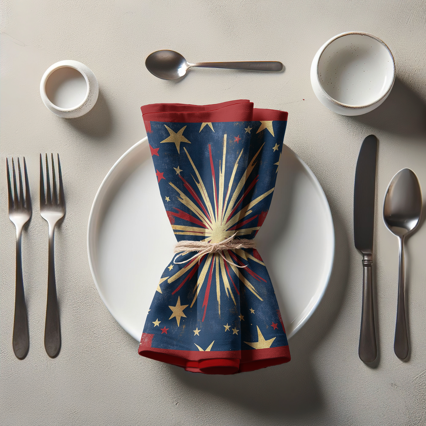 Stars & Fireworks Napkin