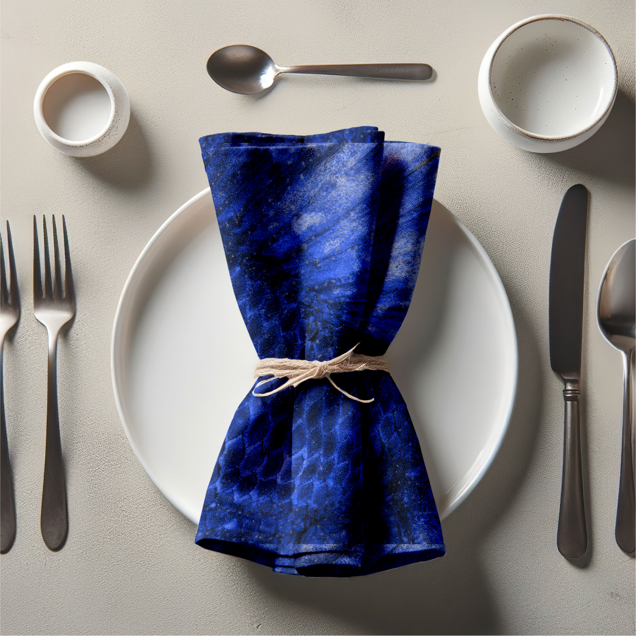 Piscine Napkin in Atlantic Blue