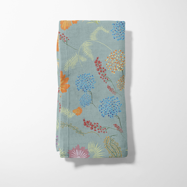 Botanical Medley in Blue