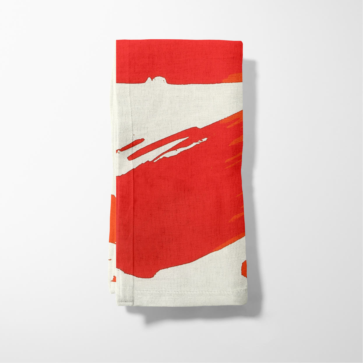 Meditation Abstract Napkin in Amber Serenity