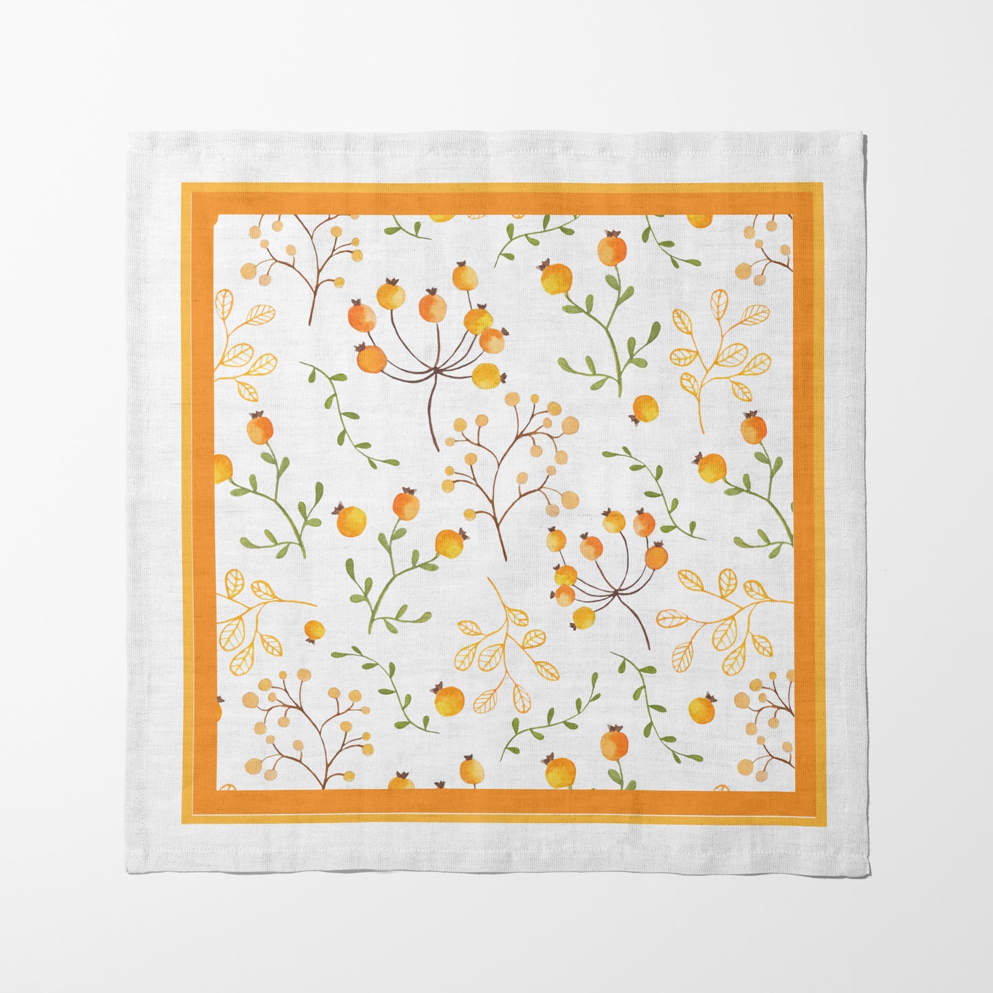 Autumn Foliage Orange Napkin
