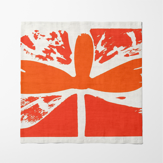 Imperfect Flame Napkin in Amber Serenity