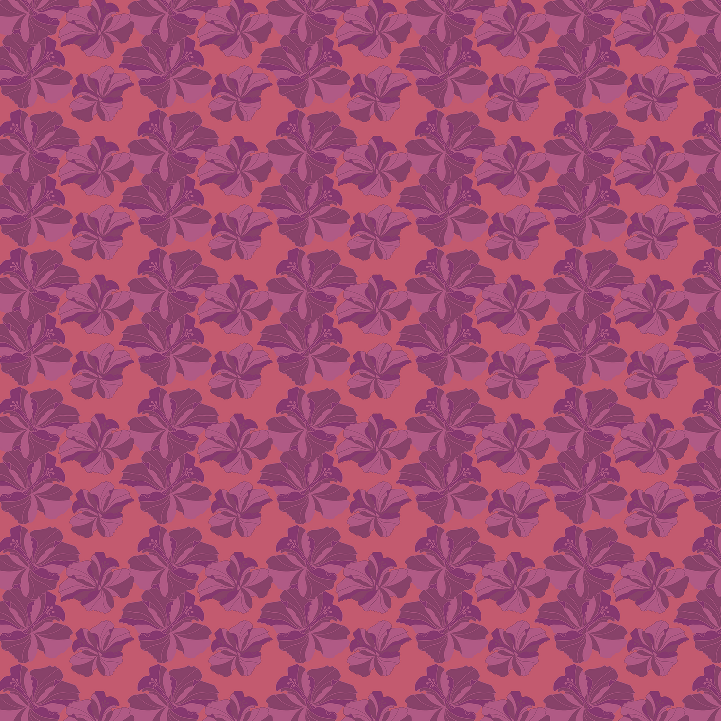 Tea Towel Cayena in PInk in Mid Weight Cotton Twill