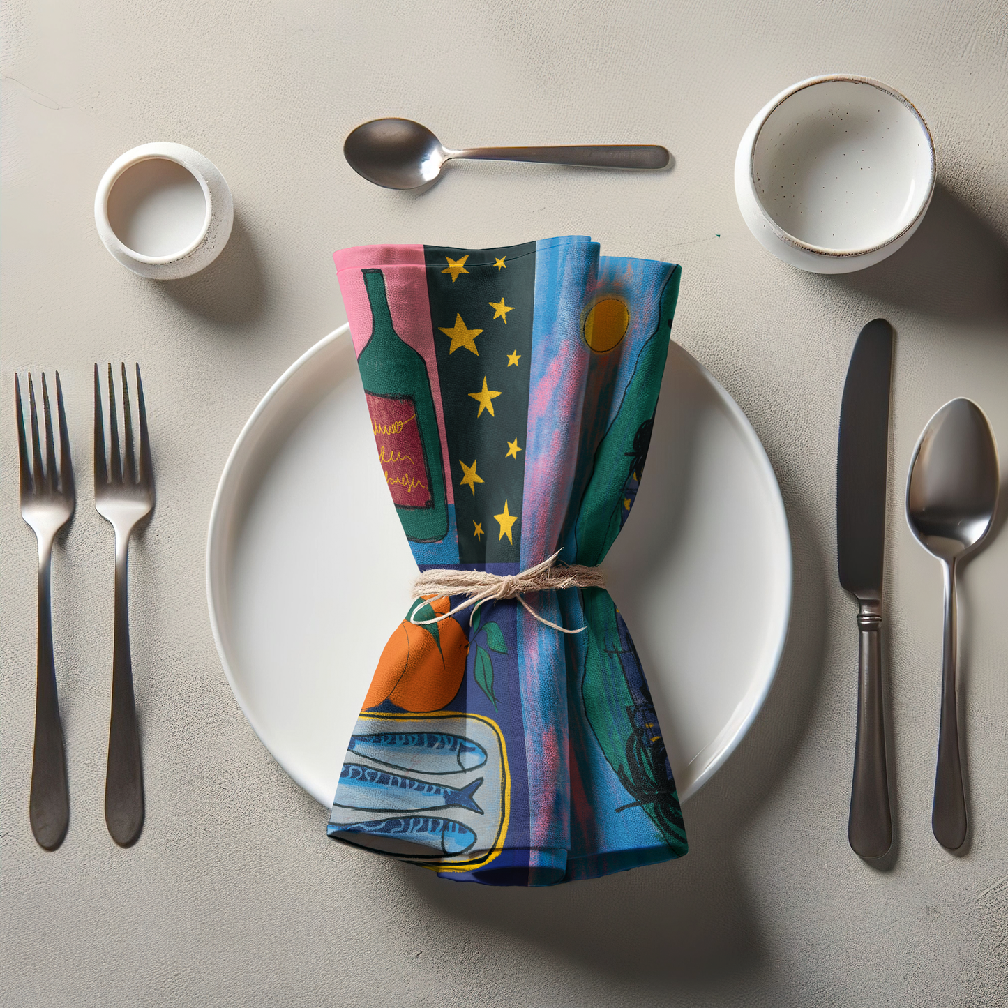 Mediterranean Night Napkin
