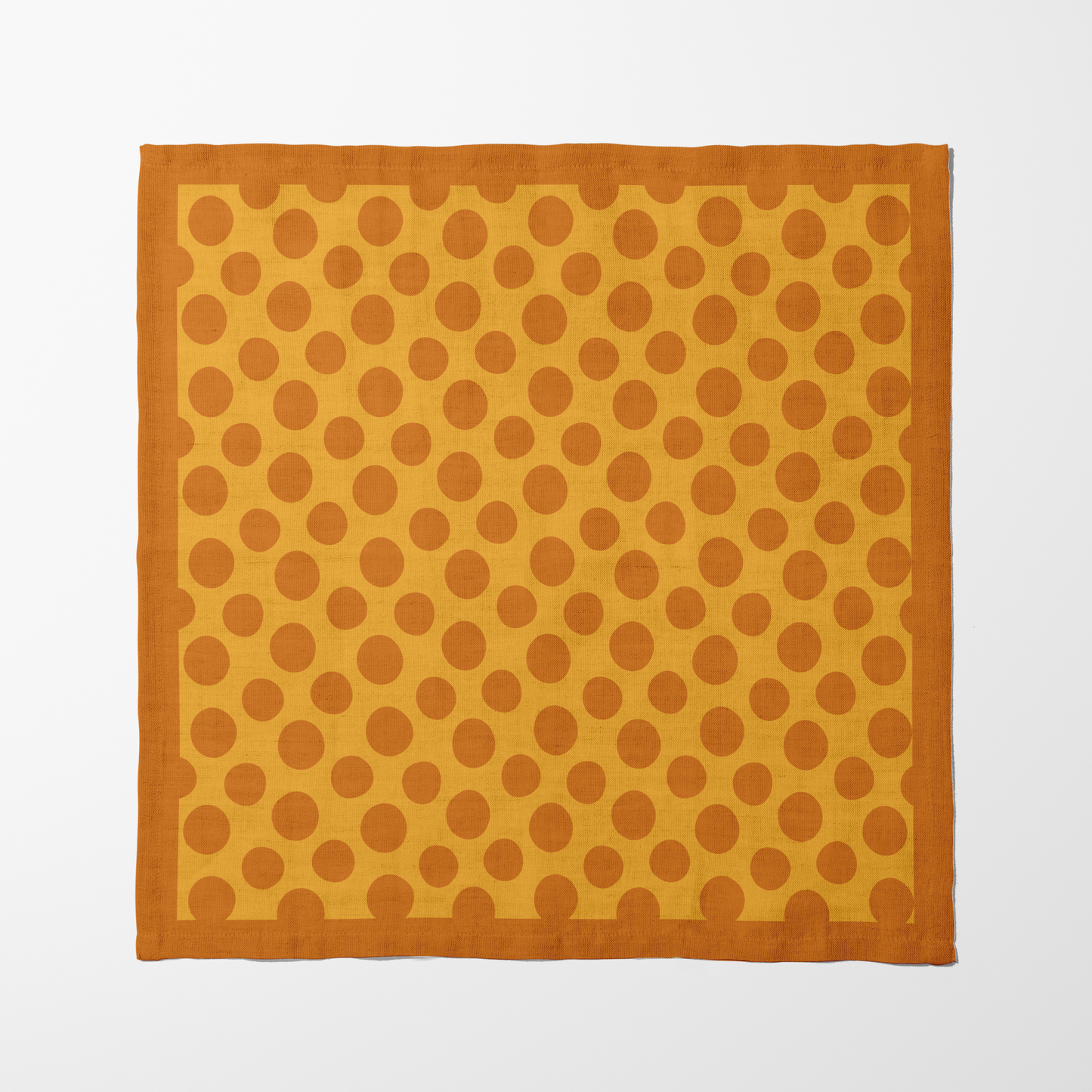 Drifting Dots Napkin in Orange