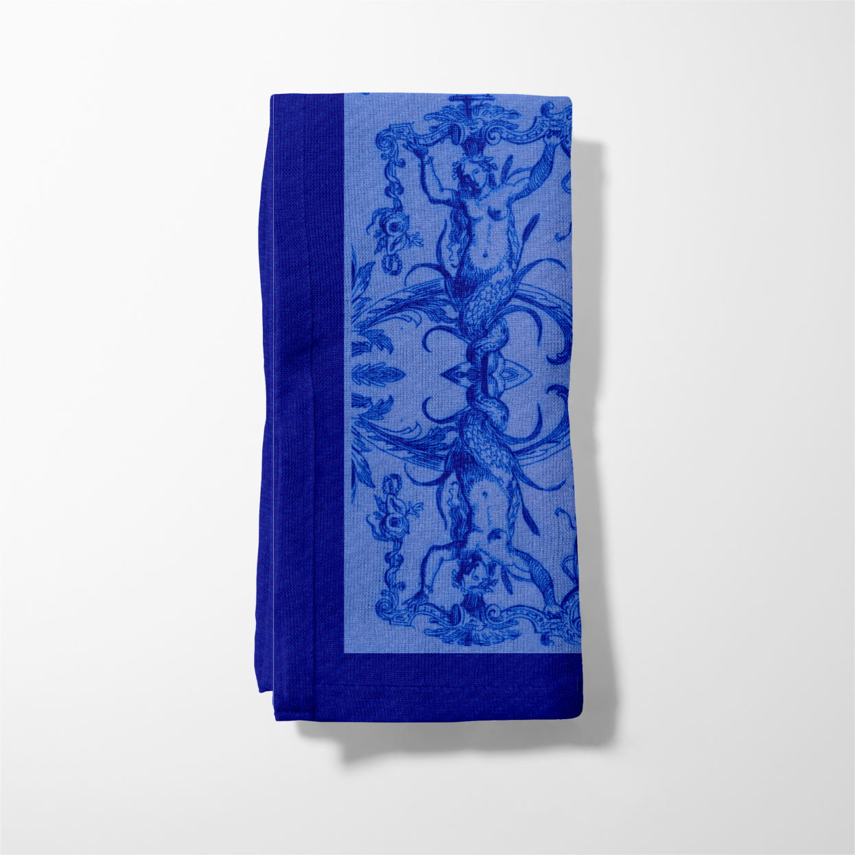 Seafolk Napkin in Sapphire Blue