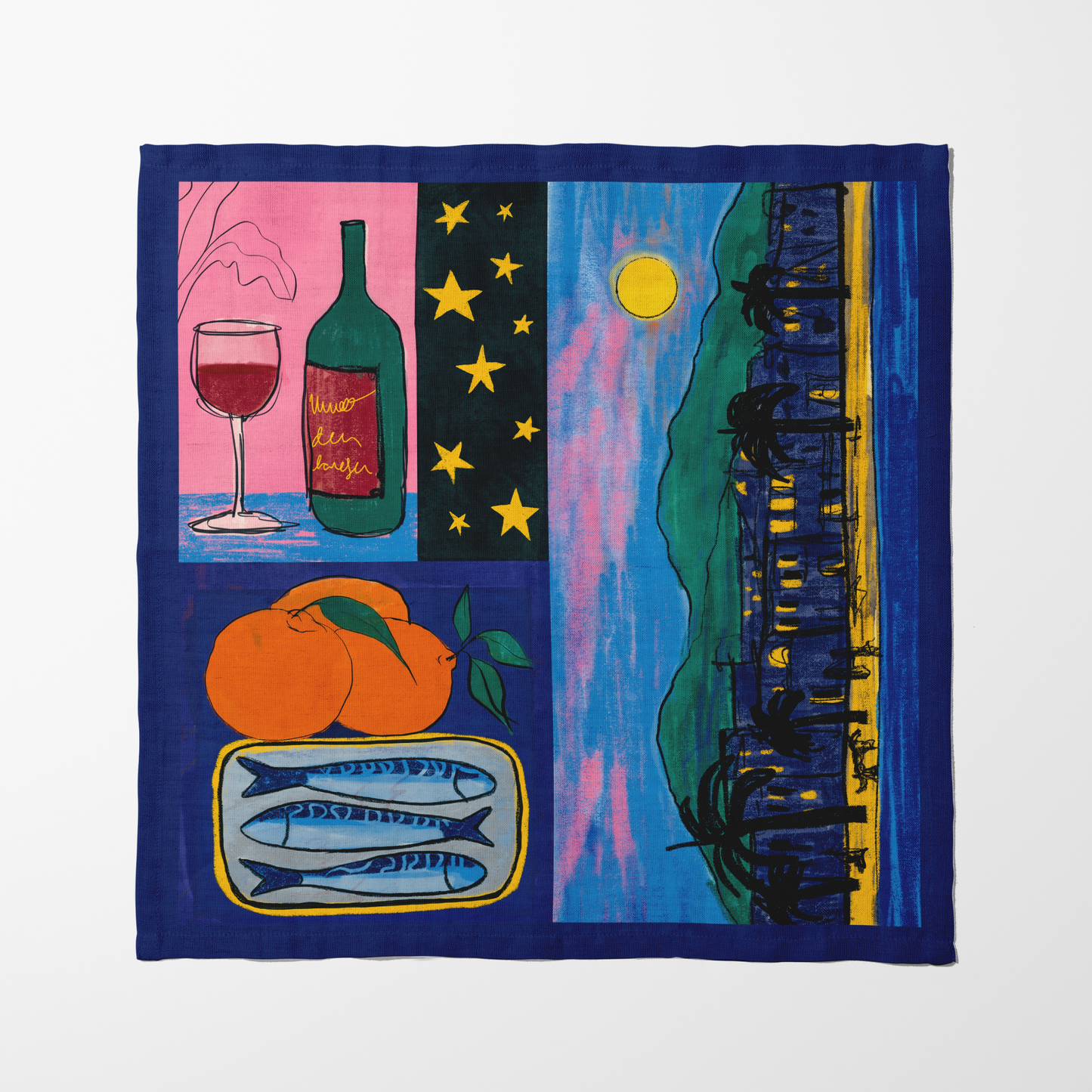 Mediterranean Night Napkin