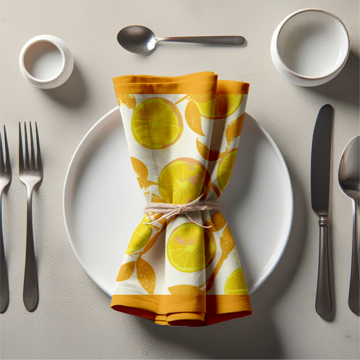 Lemon Bliss Napkin in Sunny Citrus