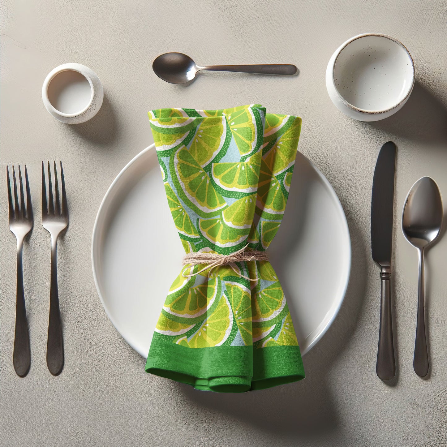Lime Slices Napkin