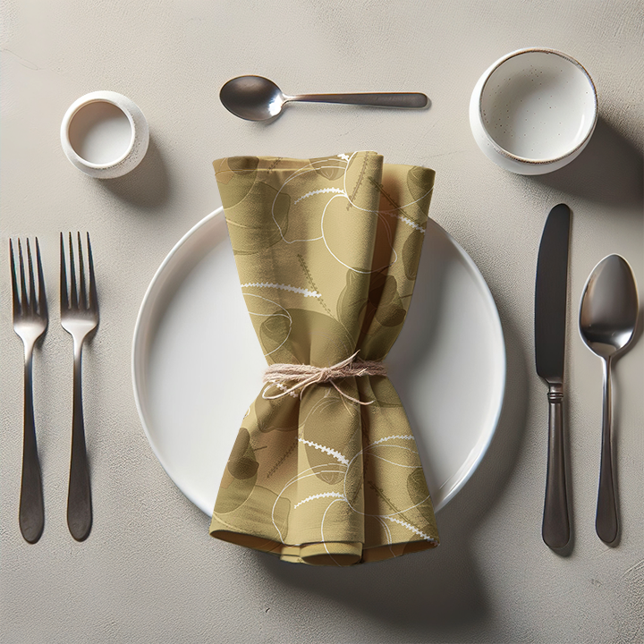 Coconuts Napkin in Yellow